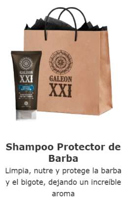 SHAMPOO PROTECTOR DE BARBA GALEON XXI FUXION ¿para que sirve, beneficios, como se usa, donde comprar?
