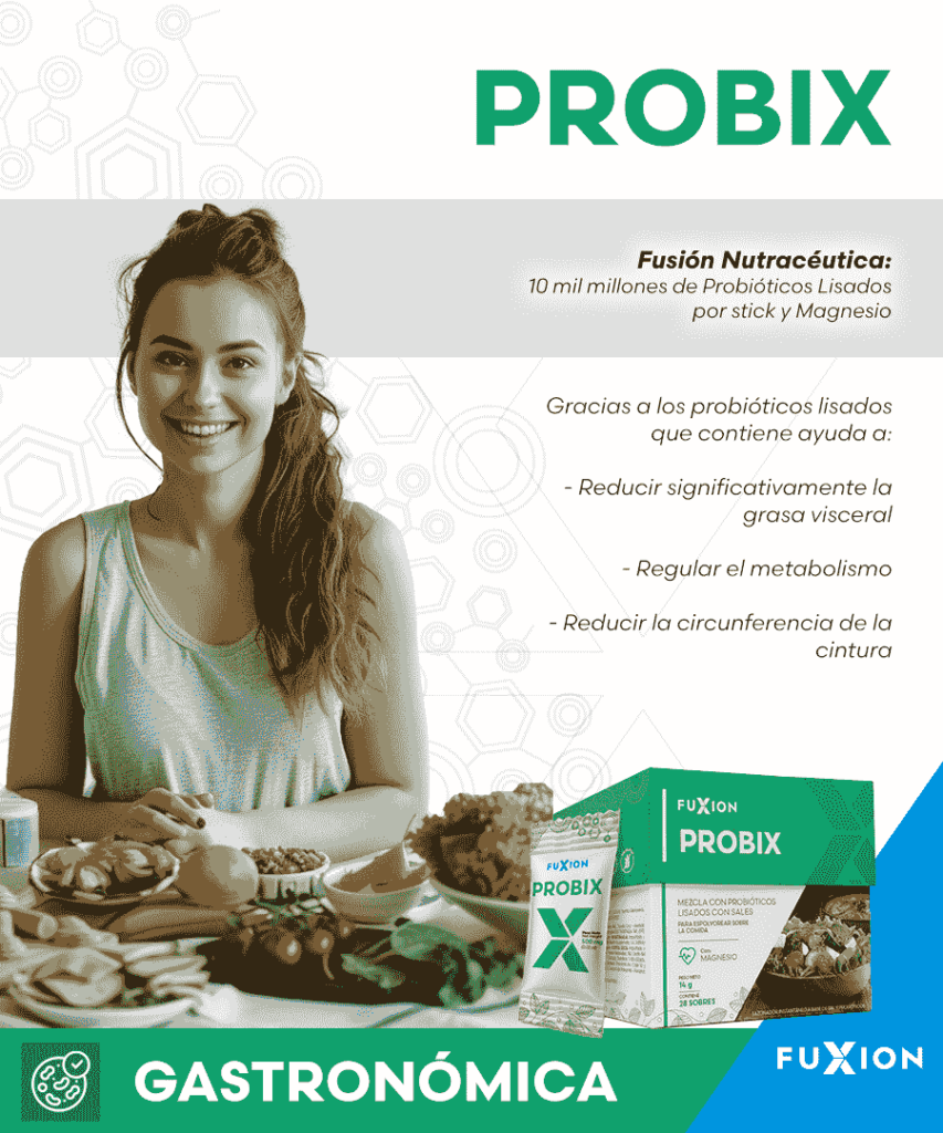 ¿Como y donde comprar PROBIX FUXION? Probioticos lisados y sales para ayudar la reducción de grasa visceral y acelerar metabolismo